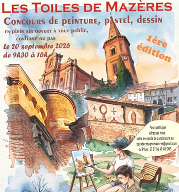 Concours de peinture : les toiles de Mazères