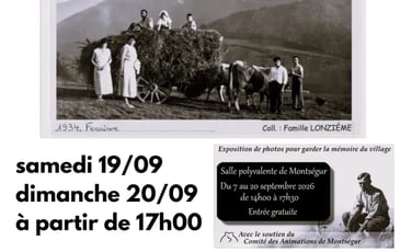 Montségur, d'hier à aujourd'hui : conférence-exposition photo par André Czeski